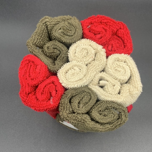 Bundle of Vintage Snowman Wash Clothes NWOT - Picture 5 of 6